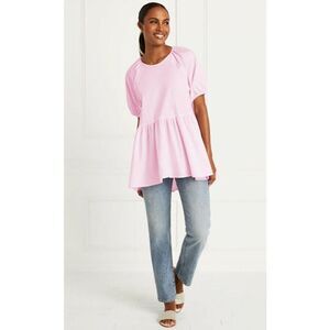 Hill House Pink Francesca Smock top Oversized NEW